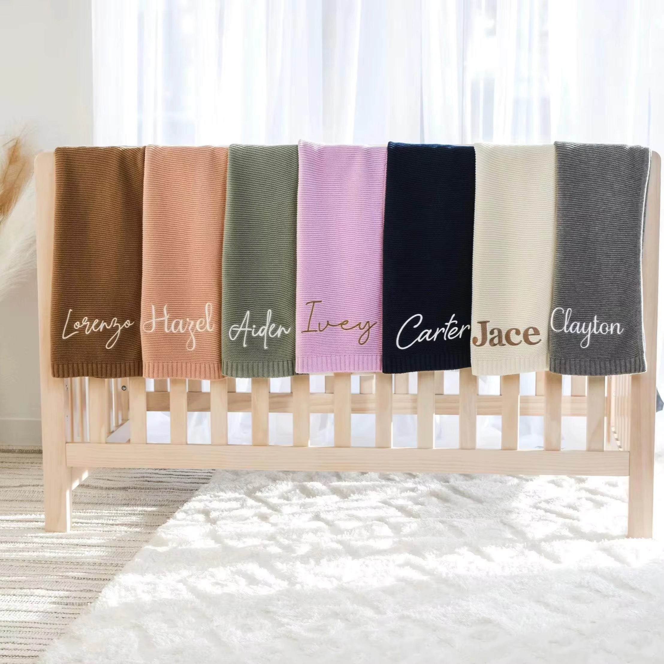 Cotton Knitted Blanket