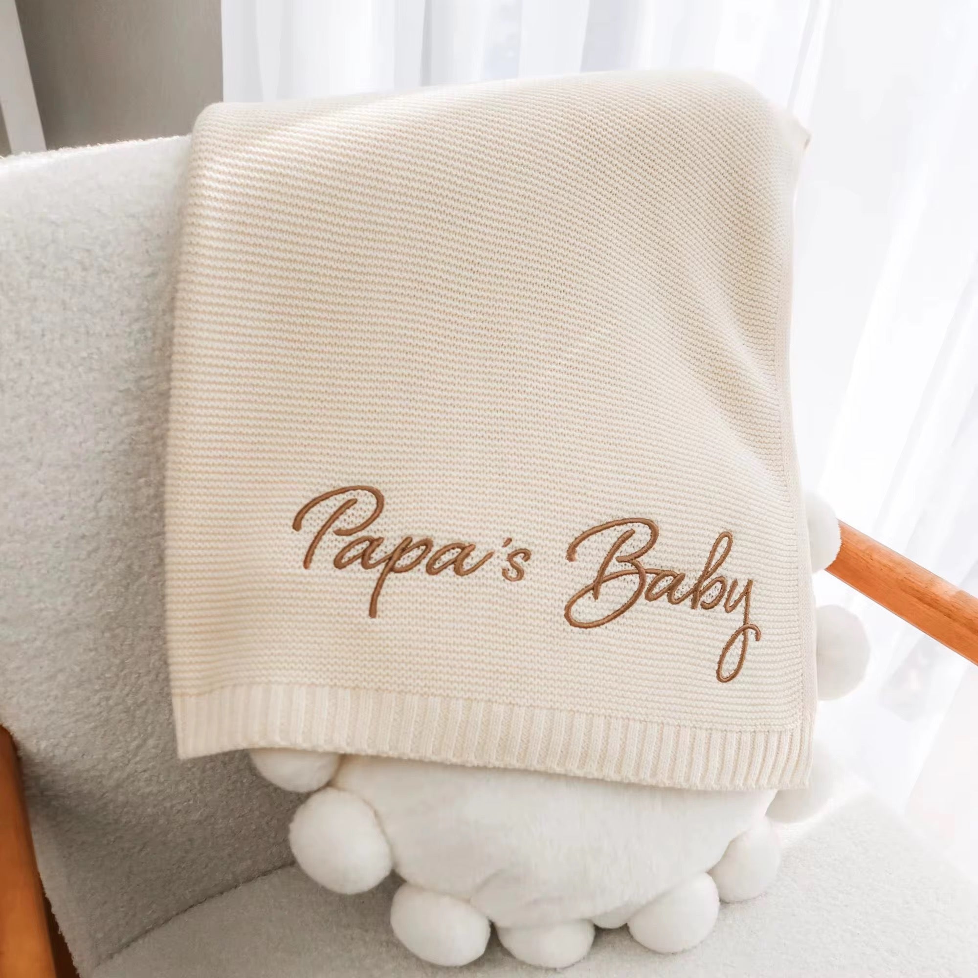 Cotton Knitted Blanket